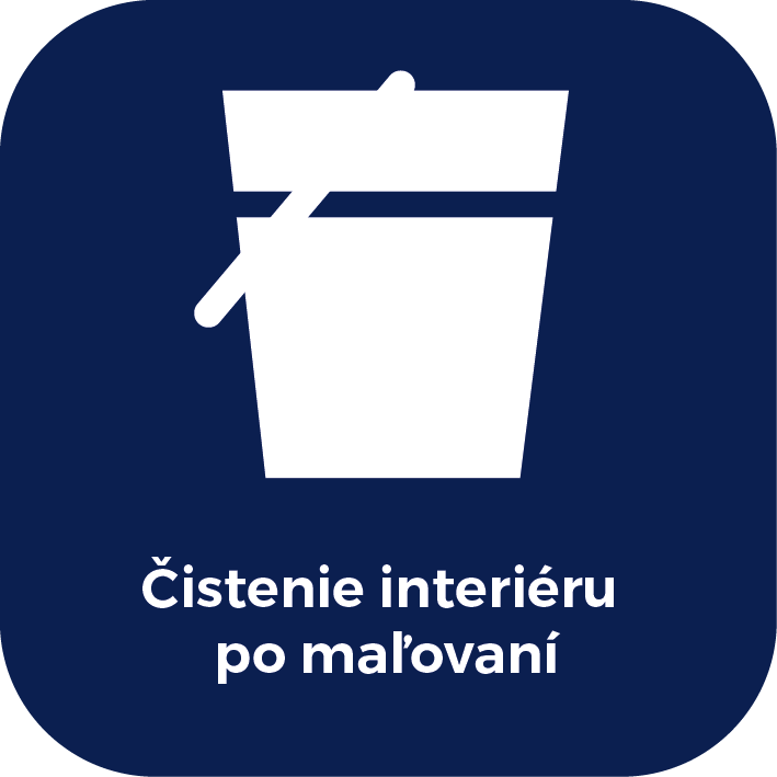 Čistenie interiéru po maľovaní